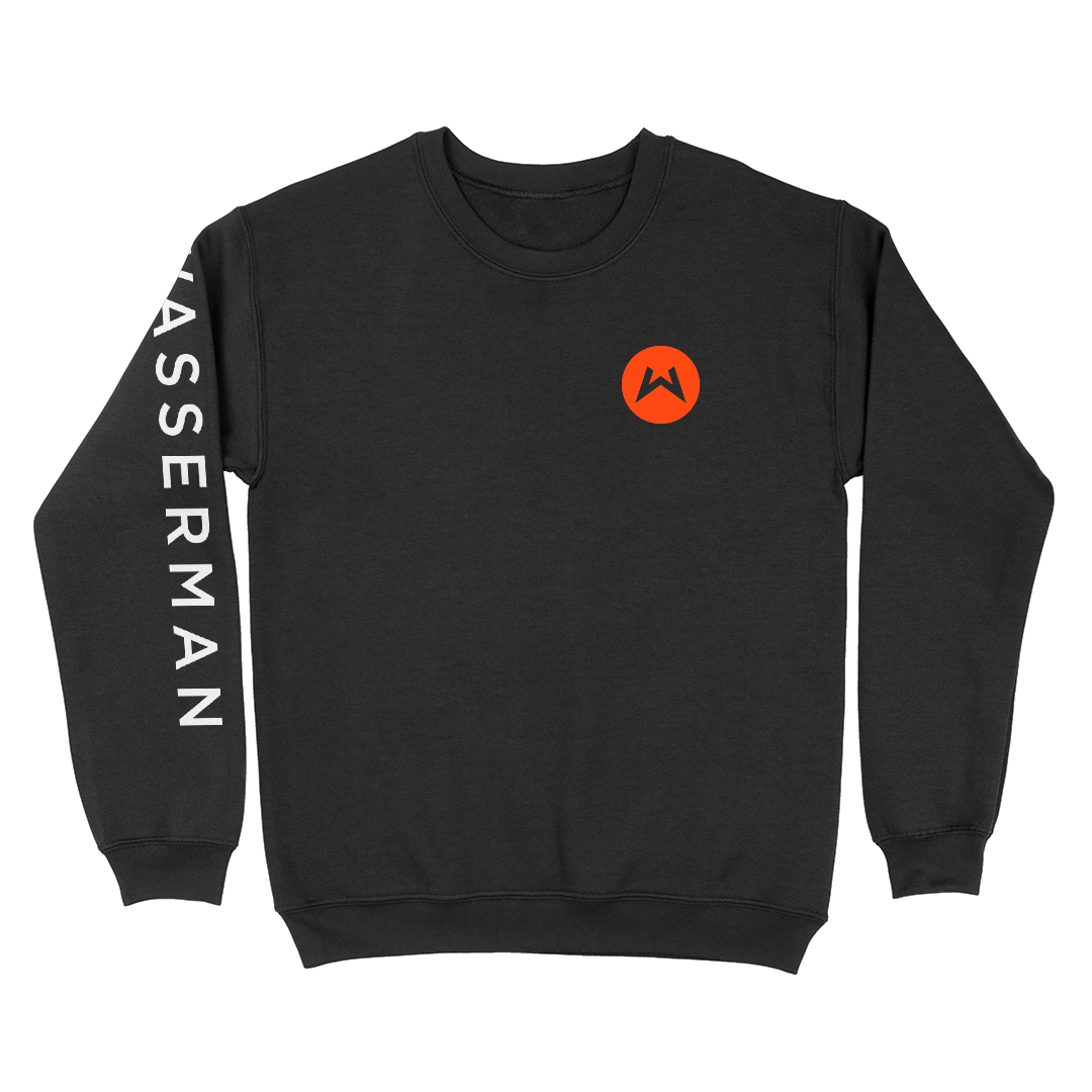 Crew Neck Sweatshirt in Black