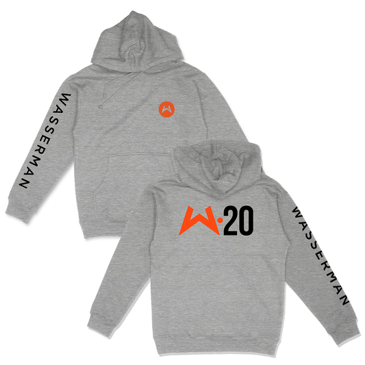 Pullover Hoodie in Heather Grey