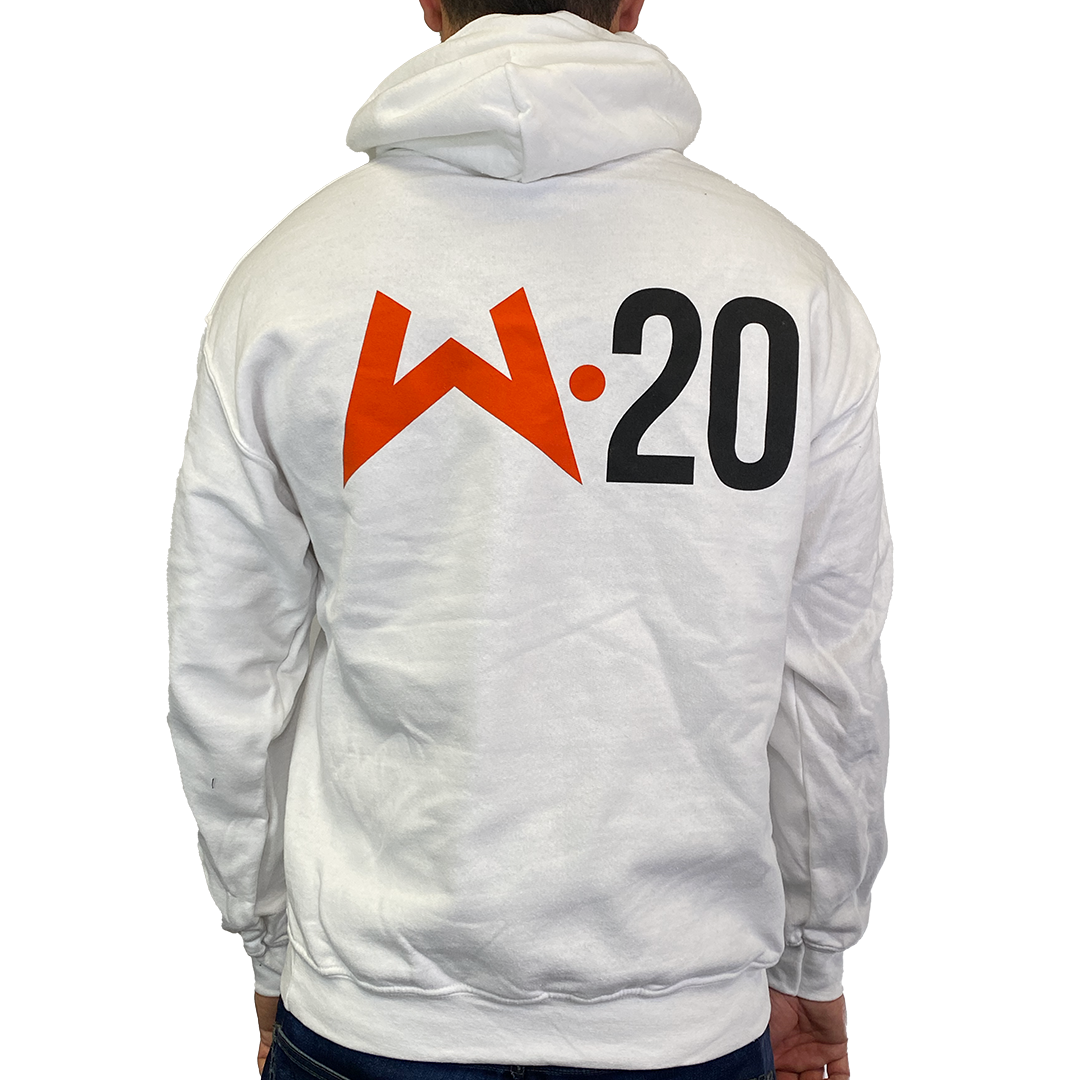 Pullover Hoodie in White