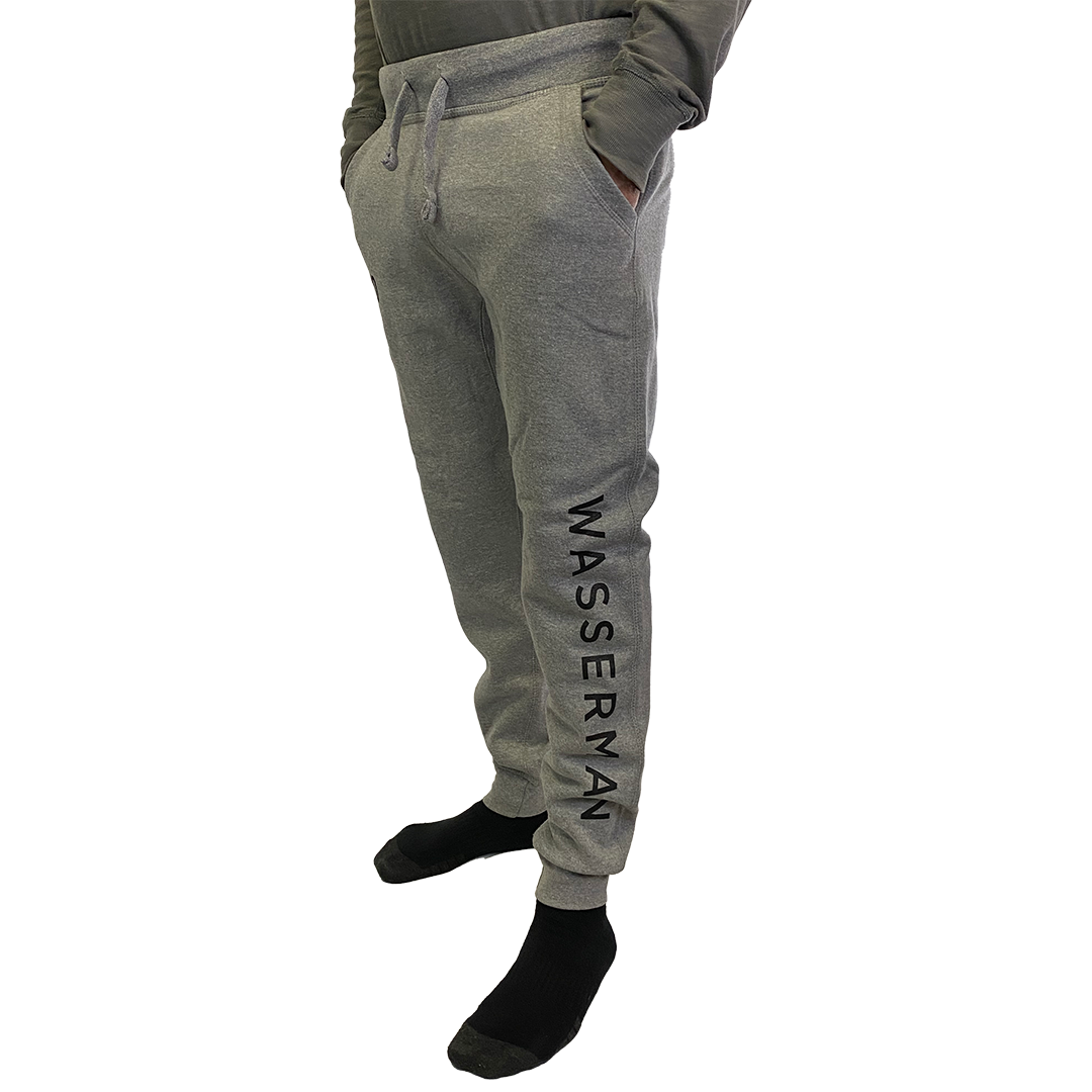 Jogger Sweat Pants in Heather Grey