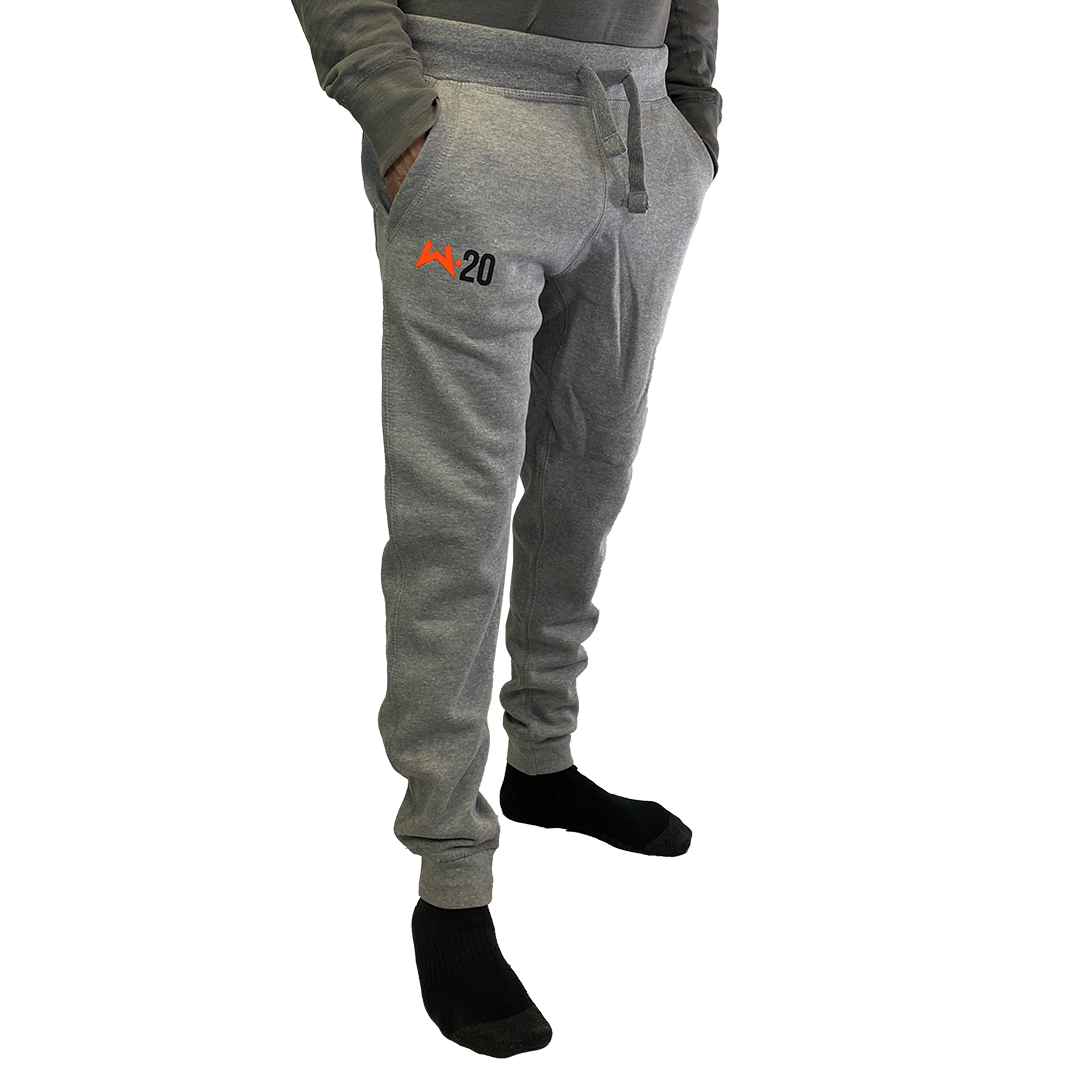 Jogger Sweat Pants in Heather Grey