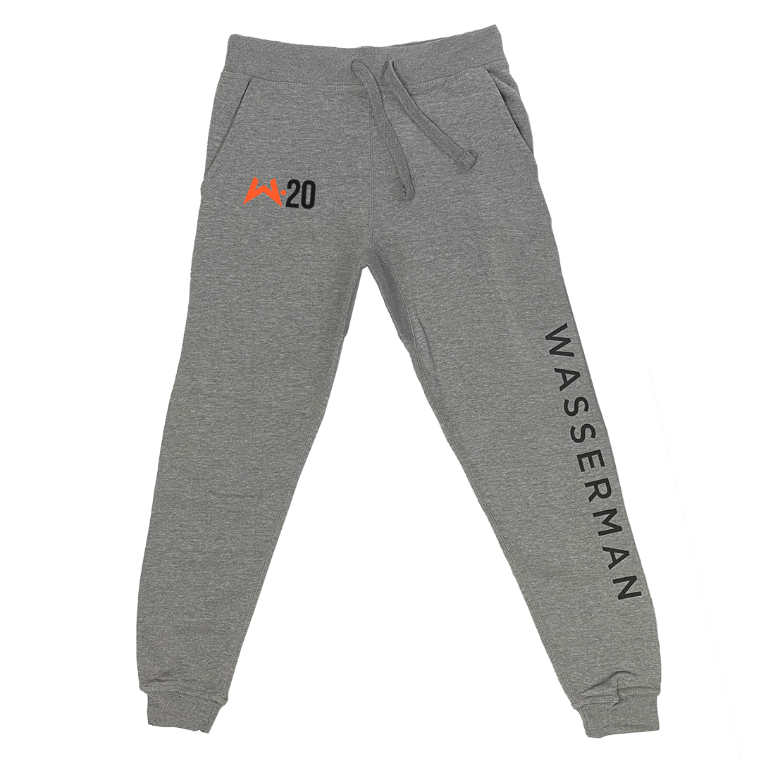 Jogger Sweat Pants in Heather Grey