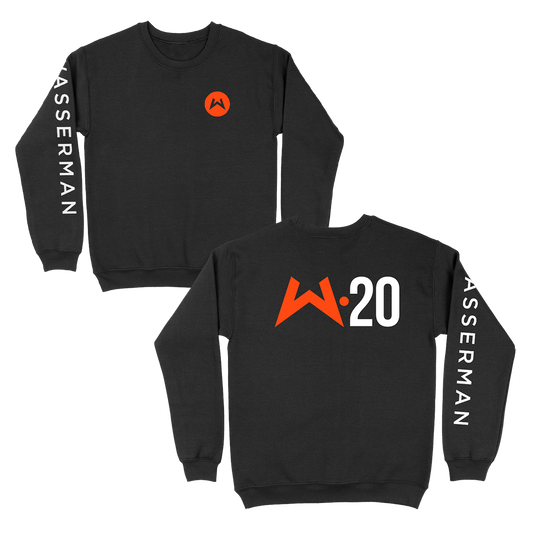 Crew Neck Sweatshirt in Black