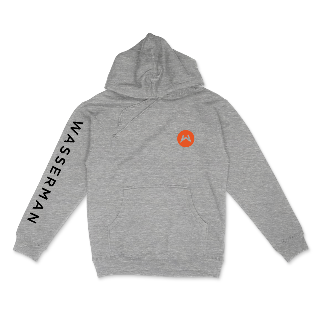 Pullover Hoodie in Heather Grey