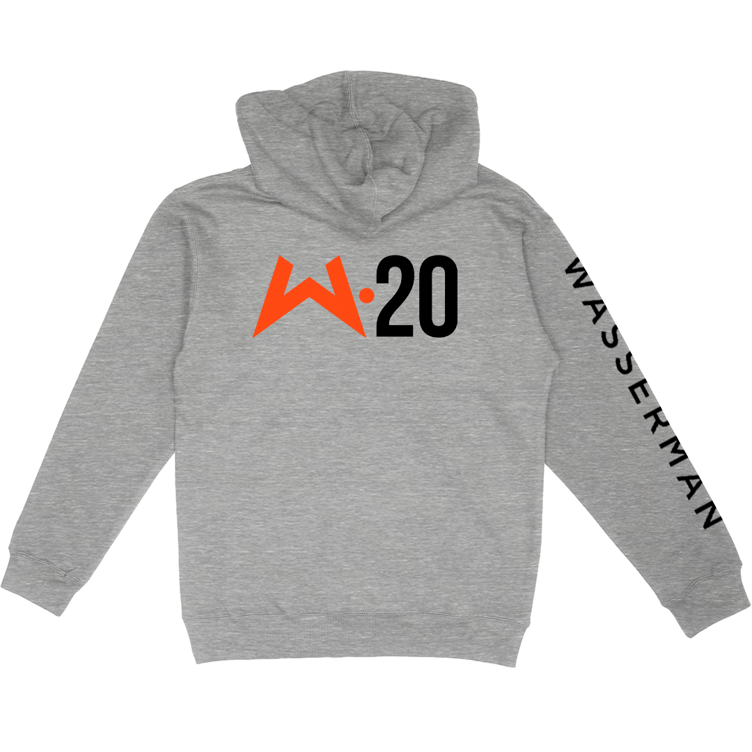 Pullover Hoodie in Heather Grey