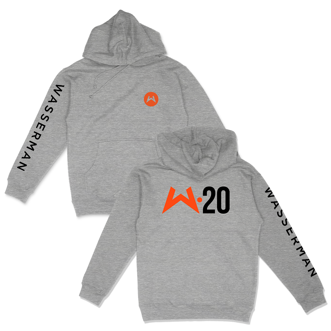 Pullover Hoodie in Heather Grey