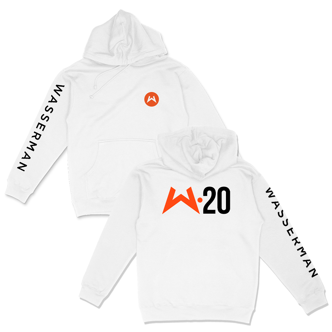 Pullover Hoodie in White